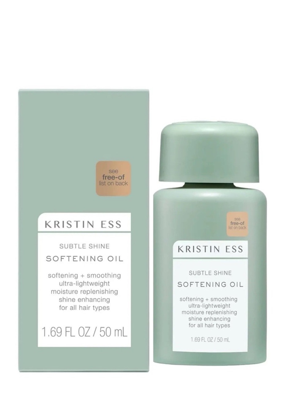 Kristin Ess Softening Hair Oil 1.69oz Lightweight Shine Deep Moisture Hydration
